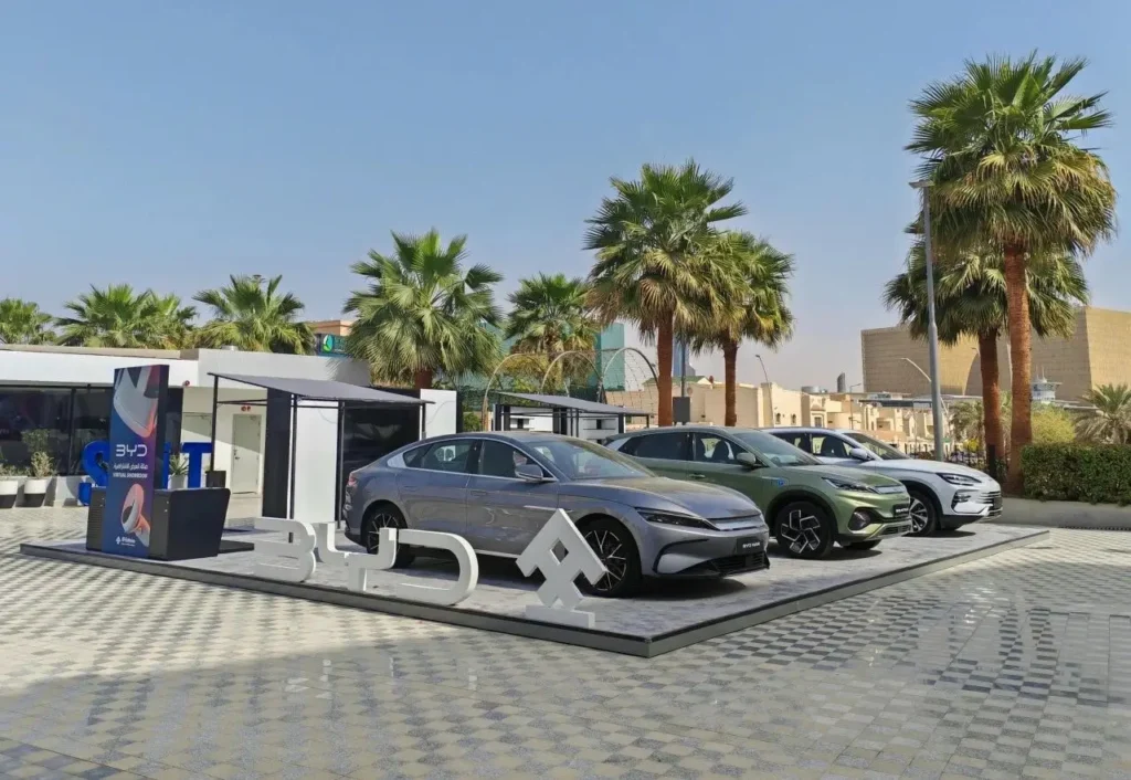 BYD electric car in Saudi Arabia