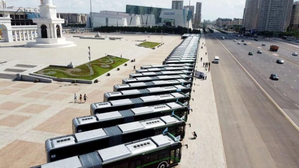 Electric bus in Kazakhstan